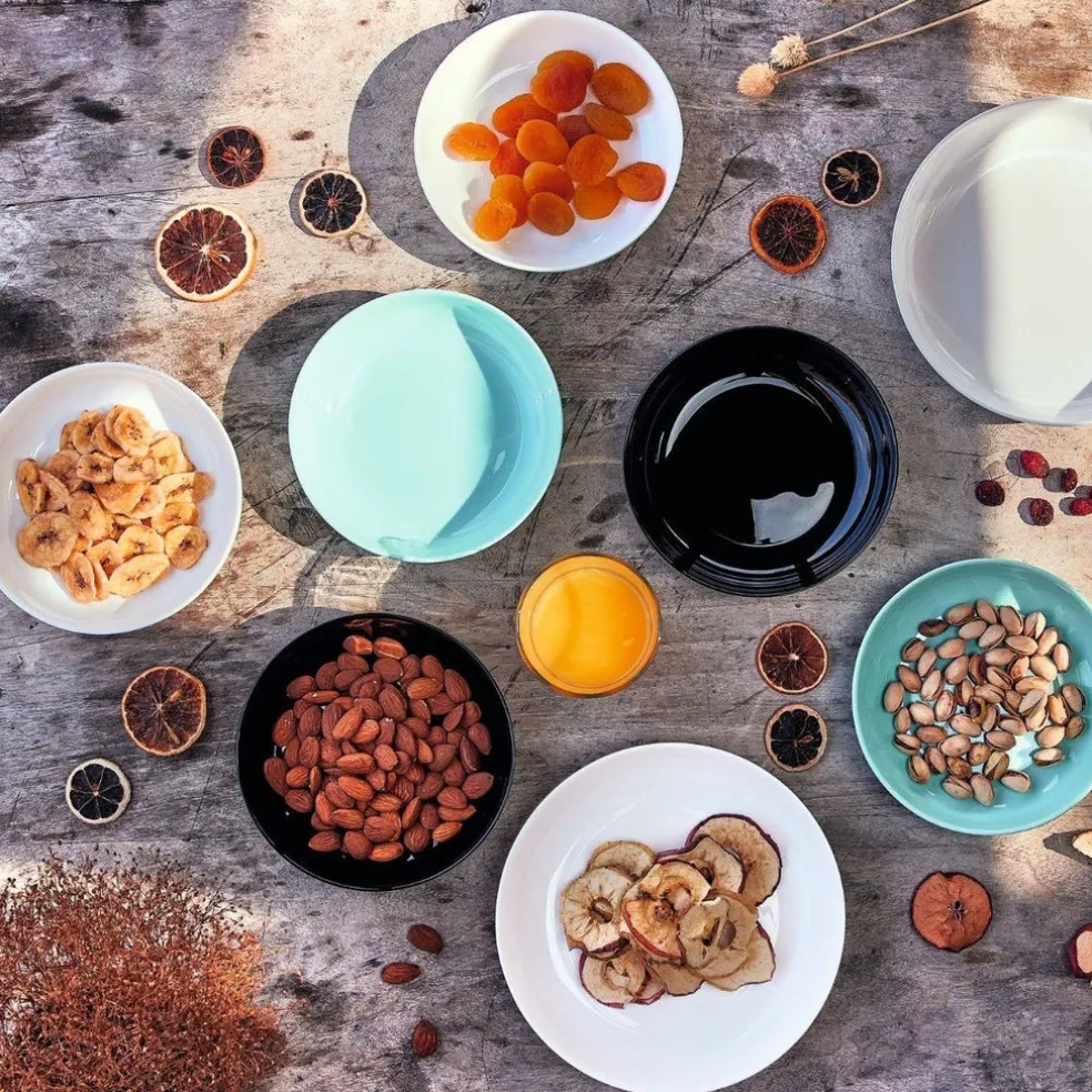 Assiette à couscous noire 25 cm Friend's Time