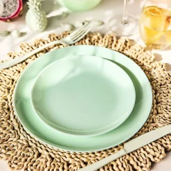 Assiette à dessert 19 cm Diwali Paradise Green