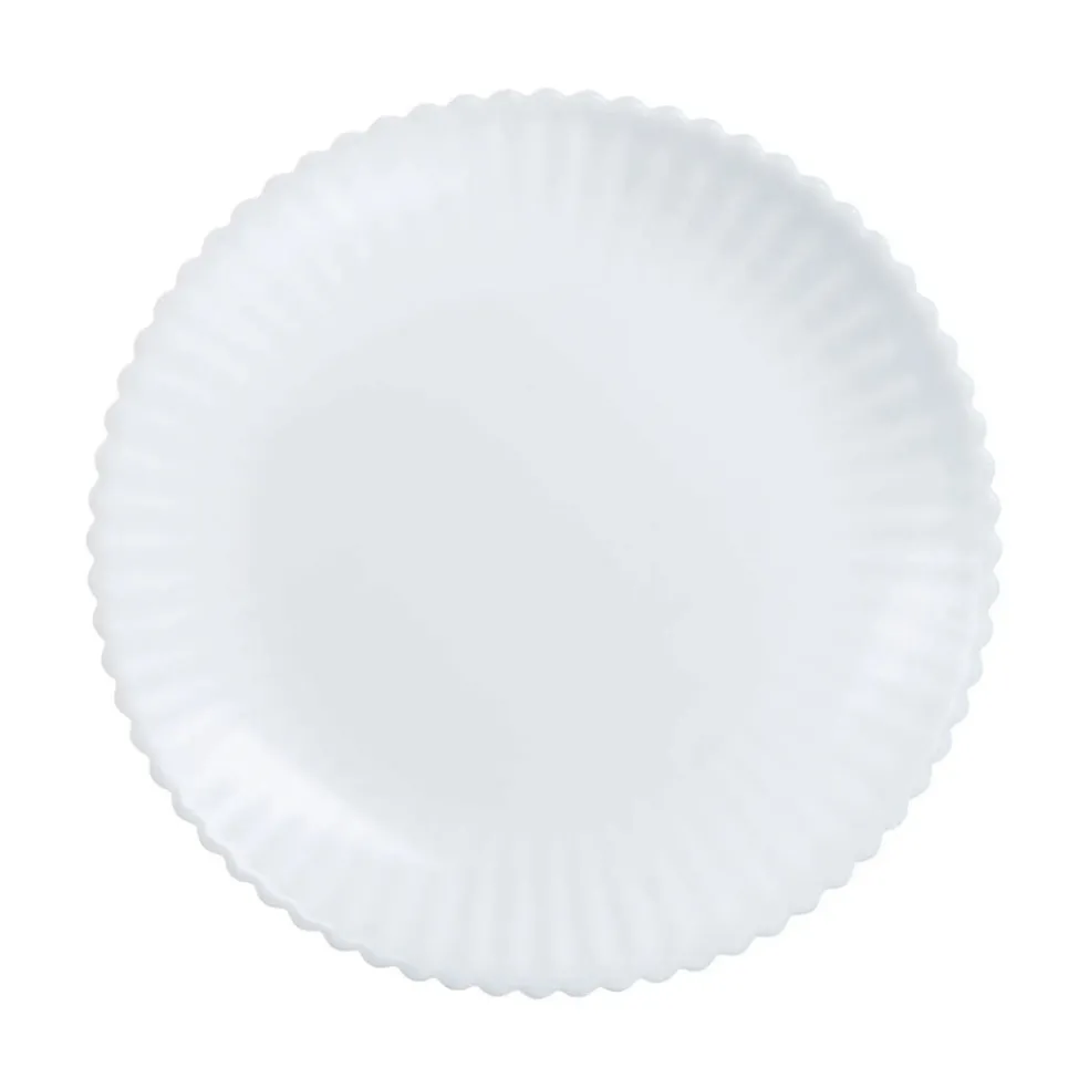 Assiette à dessert blanche 19 cm Bloom