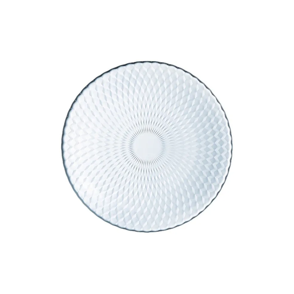 Assiette à dessert en verre 19 cm Pampille
