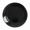 Assiette à dessert noire 18 cm Apy