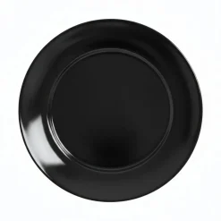 Assiette à dessert noire 18 cm Apy