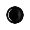 Assiette à dessert noire 19 cm Pampille