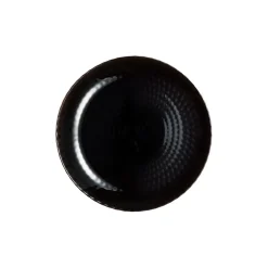 Assiette à dessert noire 19 cm Pampille