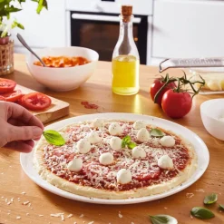 Assiette à pizza blanche 32,3 cm Friend's Time