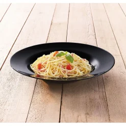 Assiette à pâtes noire 28,5 cm Friend's Time