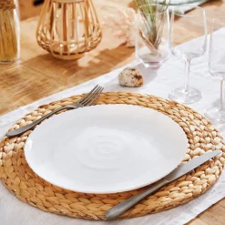 Assiette blanche 26 cm Ammonite