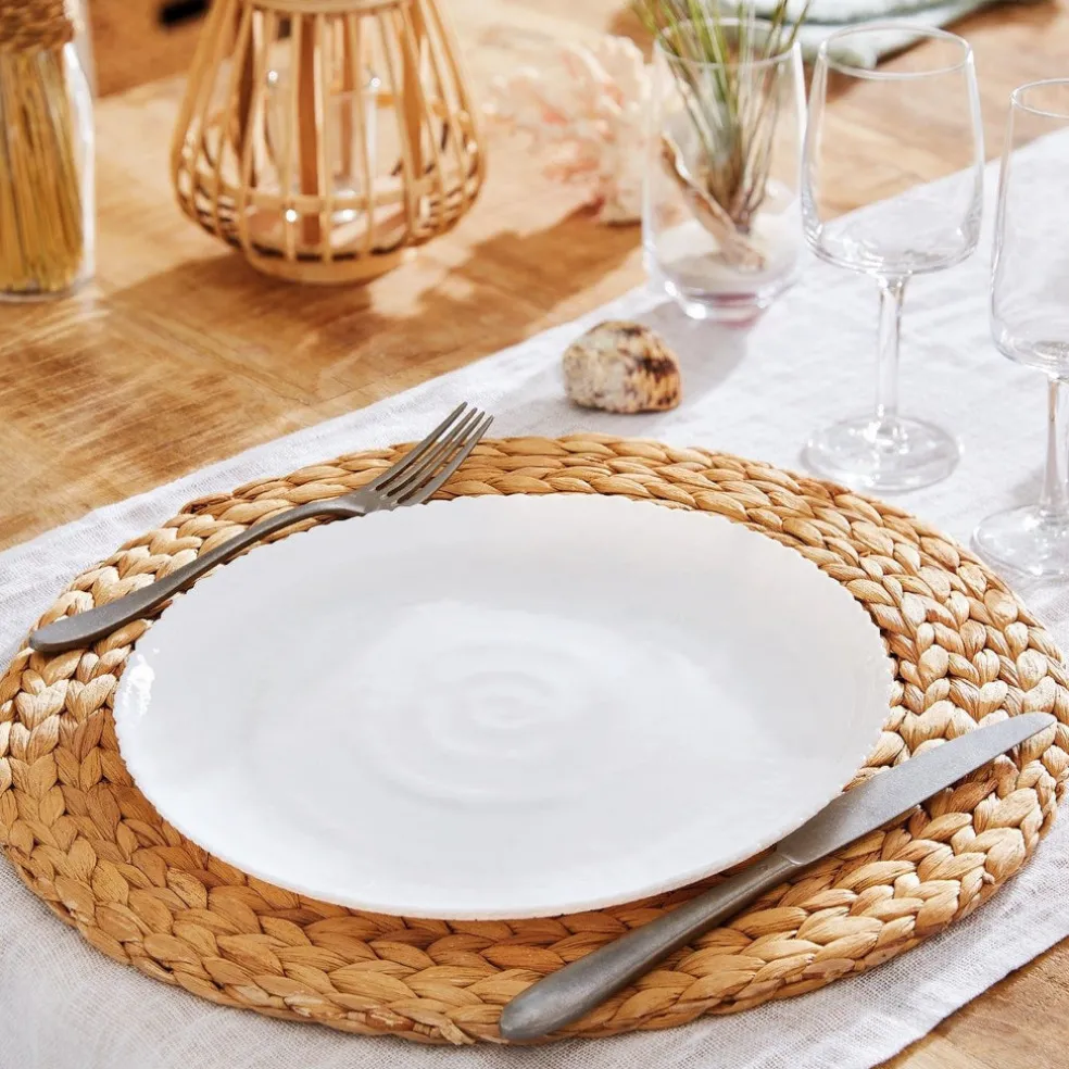 Assiette blanche 26 cm Ammonite