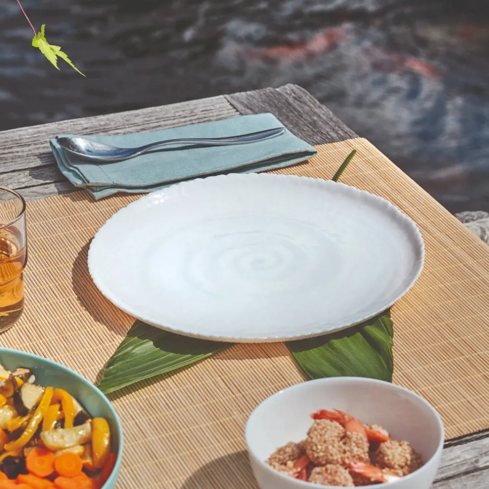 Assiette blanche 26 cm Ammonite