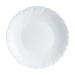 Assiette creuse blanche 23 cm Feston