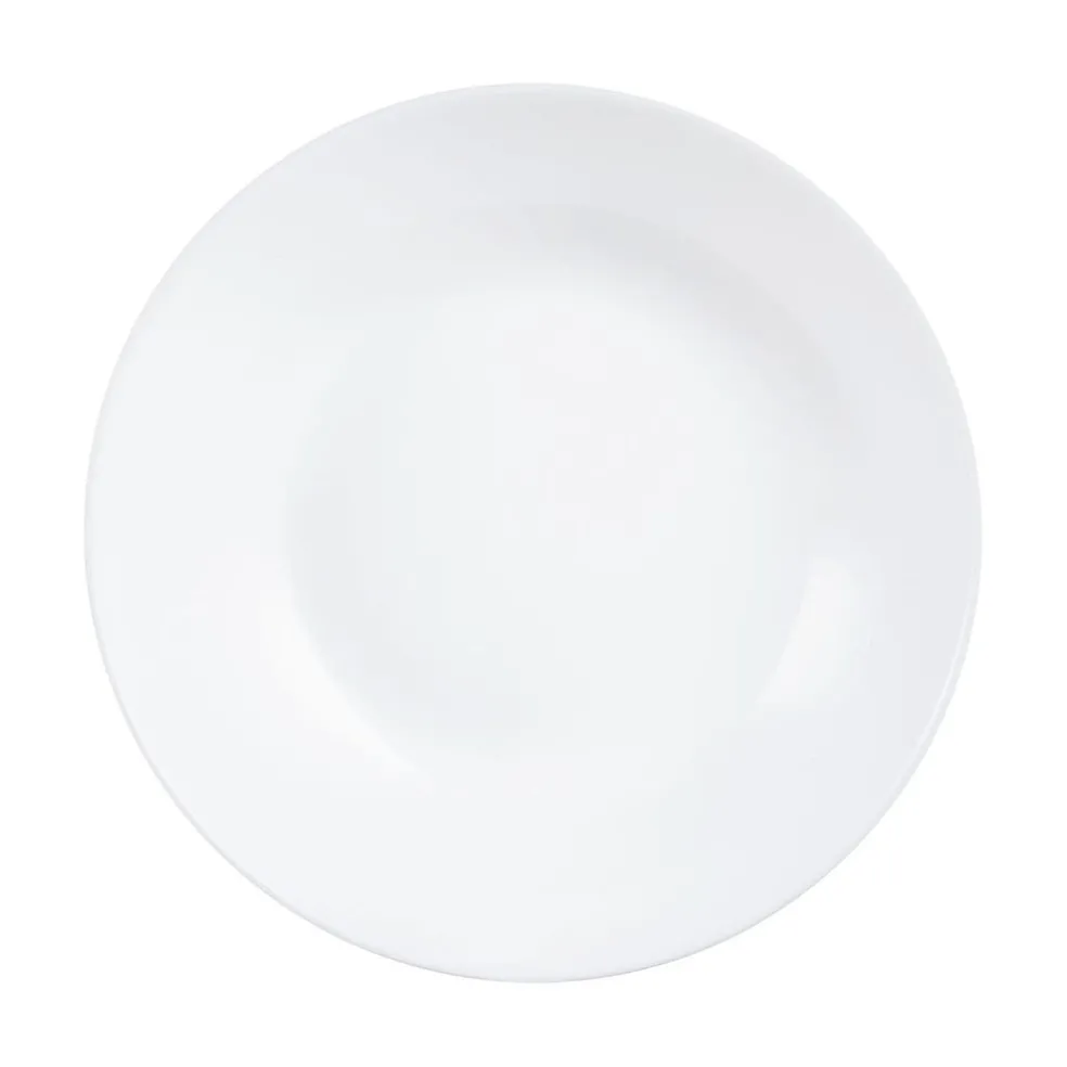 Assiette creuse blanche 20 cm Diwali