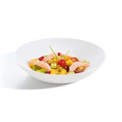 Assiette creuse blanche 20 cm Diwali