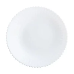 Assiette creuse blanche 20 cm Bloom