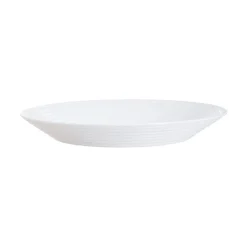 Assiette creuse blanche 23 cm Harena