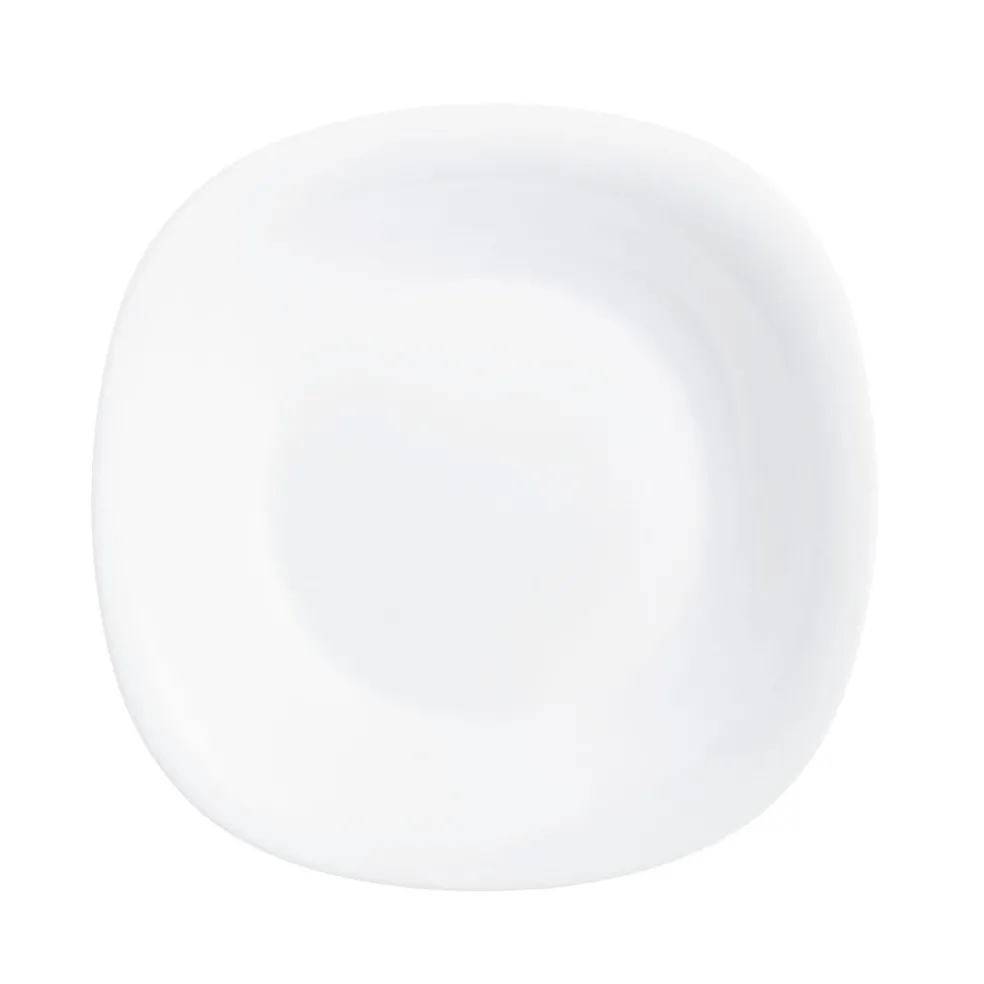 Assiette creuse blanche 21 cm Carine