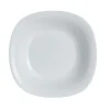 Assiette creuse grise 21 cm Carine