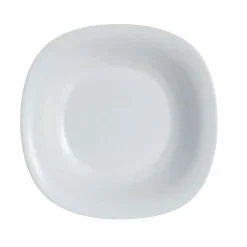 Assiette creuse grise 21 cm Carine