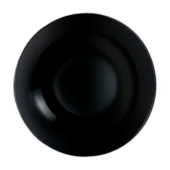 Assiette creuse noire 20 cm Diwali