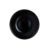 Assiette creuse noire 20 cm Pampille