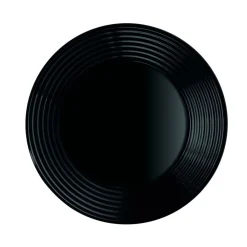 Assiette creuse noire 23 cm Harena
