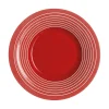 Assiette creuse rouge 21,5 cm Factory