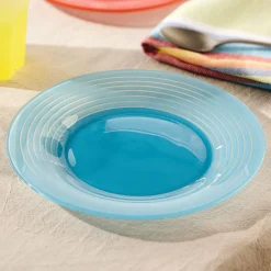 Assiette dessert bleue 19,5 cm Factory