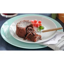 Assiette dessert grise 19 cm Diwali