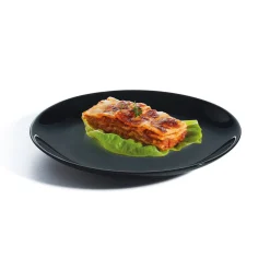 Assiette dessert noire 19 cm Diwali