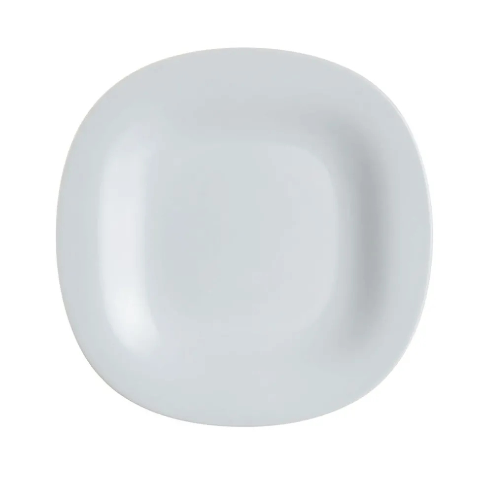 Assiette grise 19 cm Carine