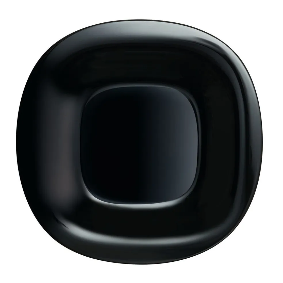 Assiette noire 27 cm Carine