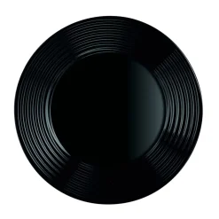 Assiette noire 25 cm Harena