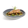 Assiette plate 25,4 cm Rocaleo Gris foncé