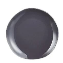 Assiette plate 25,4 cm Rocaleo Gris foncé