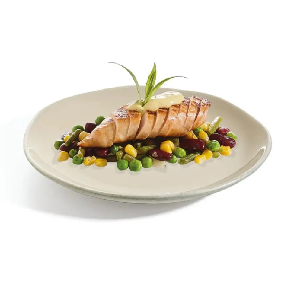 Assiette plate 25,4 cm Rocaleo Sable