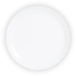Assiette plate blanche 25 cm Diwali