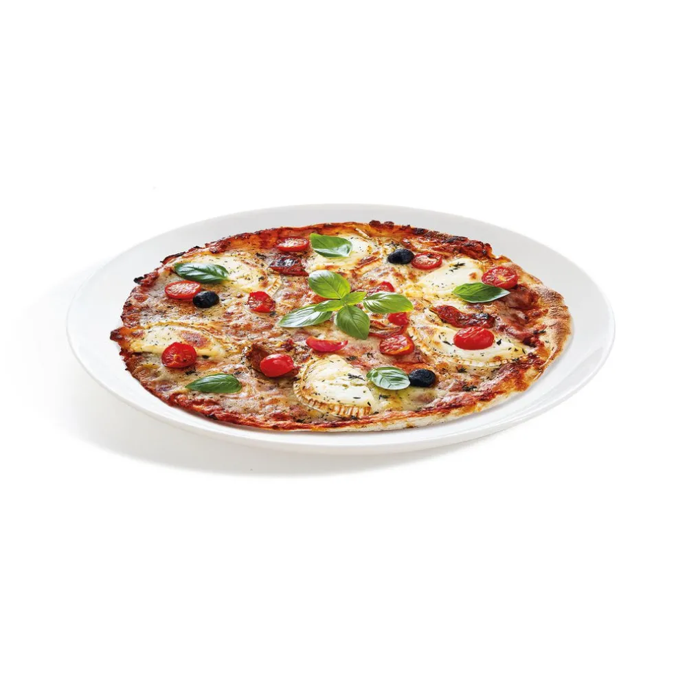 Assiette plate blanche 25 cm Diwali