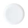 Assiette plate blanche 25 cm Pampille