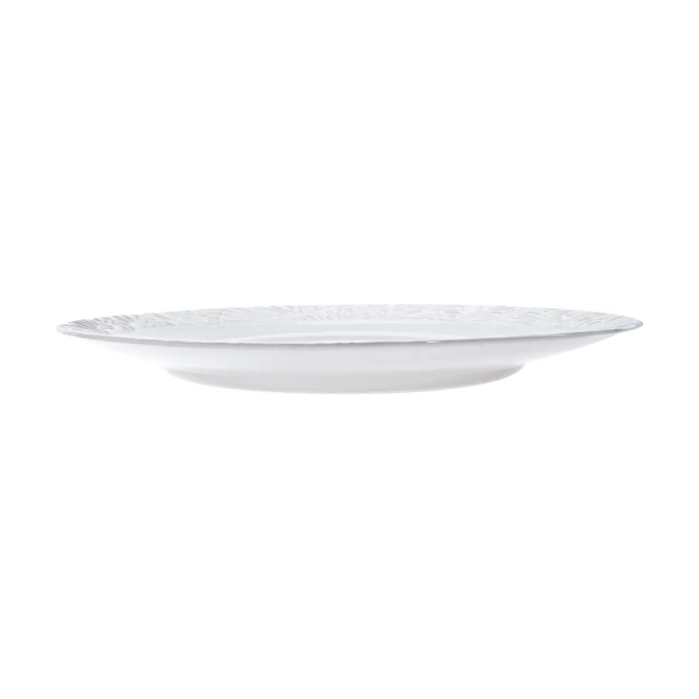 Assiette plate blanche 25 cm Danbury