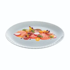 Assiette plate grise 25 cm Pampille