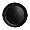 Assiette plate noire 25 cm Diana