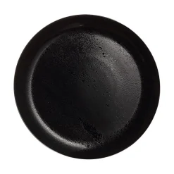 Assiette plate noire 25 cm Diana