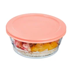 Coupelle 110 cl Eat & Joy avec couvercle orange