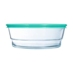 Coupelle 135 cl Eat & Joy avec couvercle turquoise