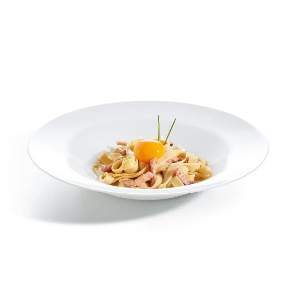 Lot de 6 assiettes à pates Friend's Time blanche