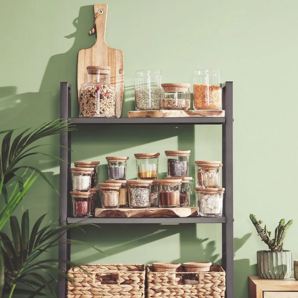 Lot de 3 pots à épices Storing Box Cork - 42 + 32 + 18 cl