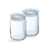 Lot de 2 pots de conservation Pure Jar Glass 1L