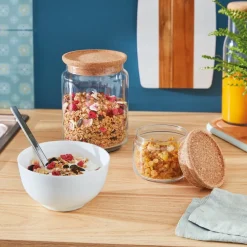 Lot de deux pots de conservation Pure Jar Cork - 1L + 0,5L