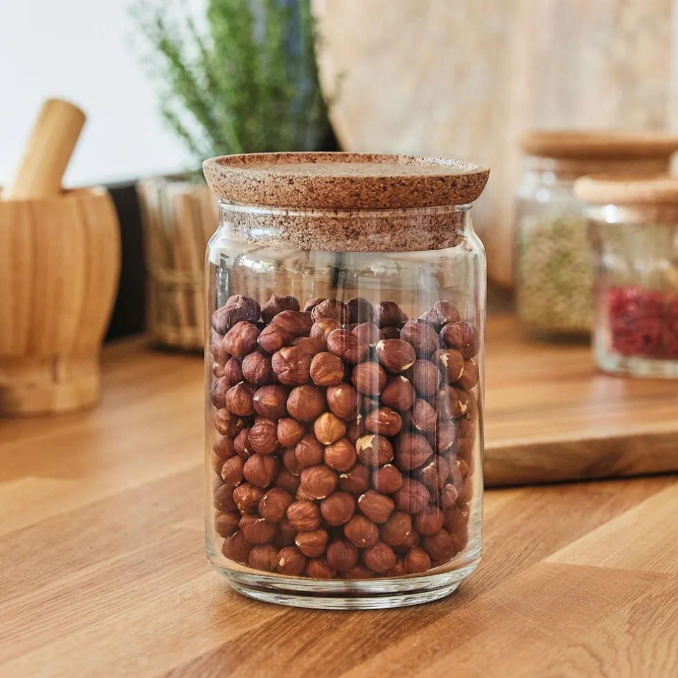 Lot de deux pots de conservation Pure Jar Cork - 1L + 0,5L