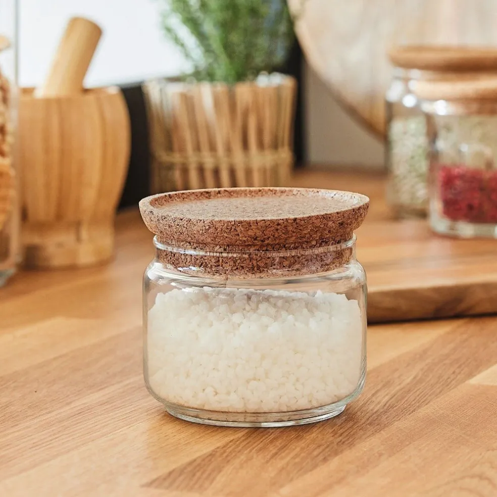 Lot de deux pots de conservation Pure Jar Cork - 1L + 0,5L