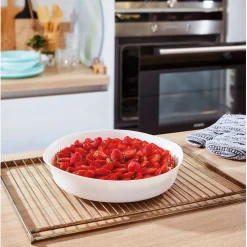 Moule à tarte Blanc 28 cm Smart Cuisine Carine